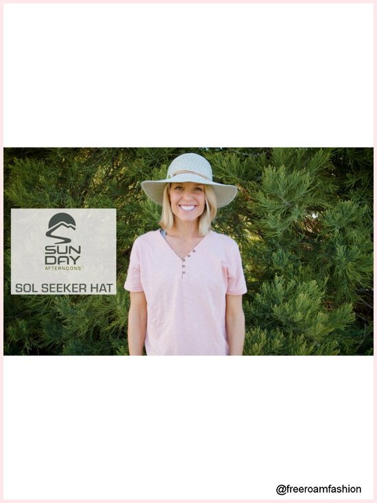 UPF 50+ Sun Hat with Faux Leather Band - Packable & Adjustable main image 4